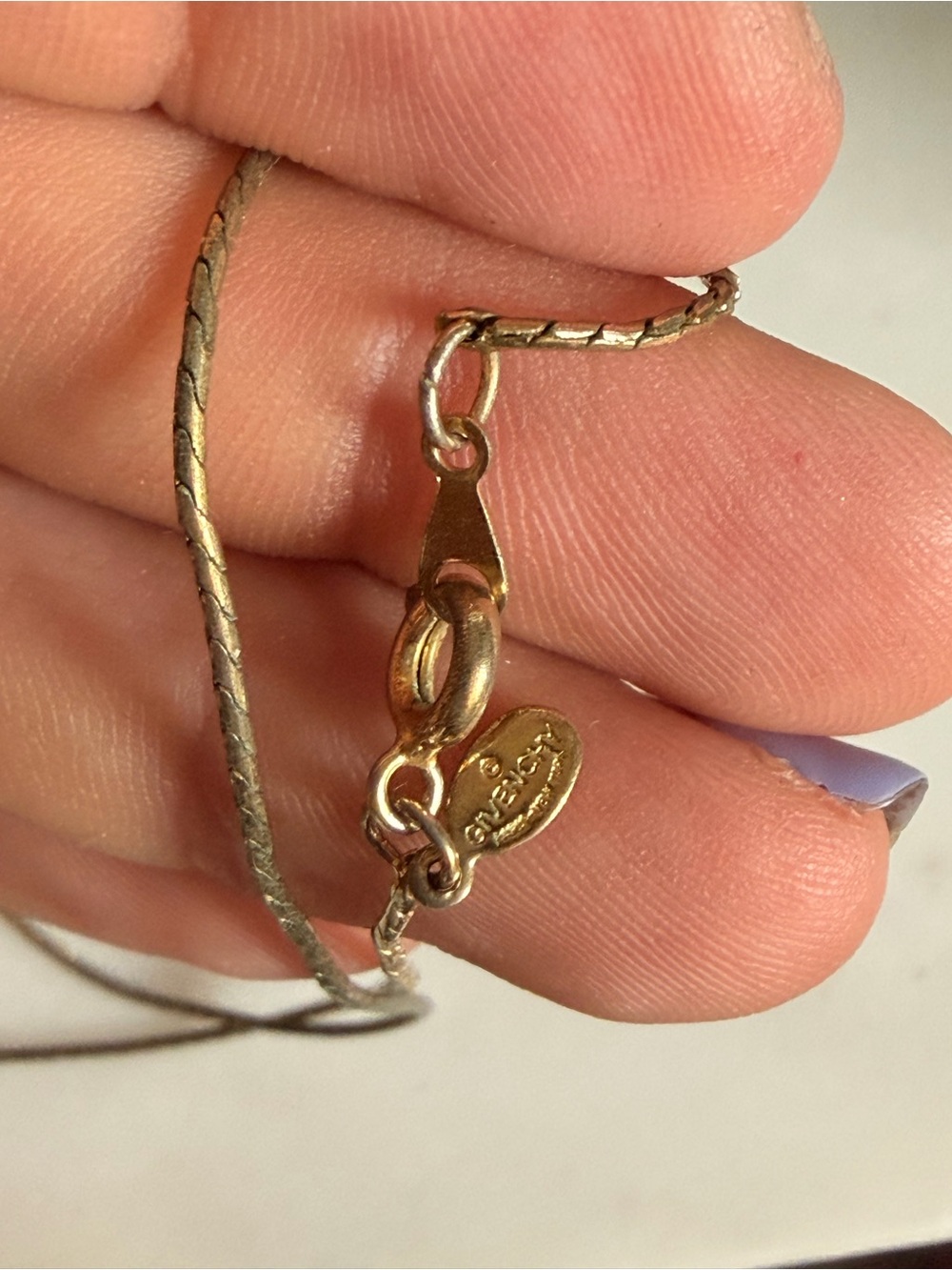 Givenchy Gold-Tone Crystal G Pendant Necklace - Women Jewelry - Picture 3 of 4